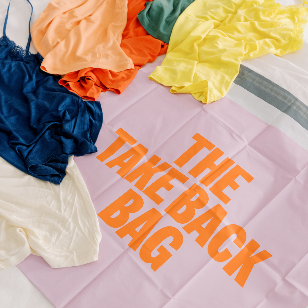 It's time for a closet clean out! Order a Take Back Bag and send