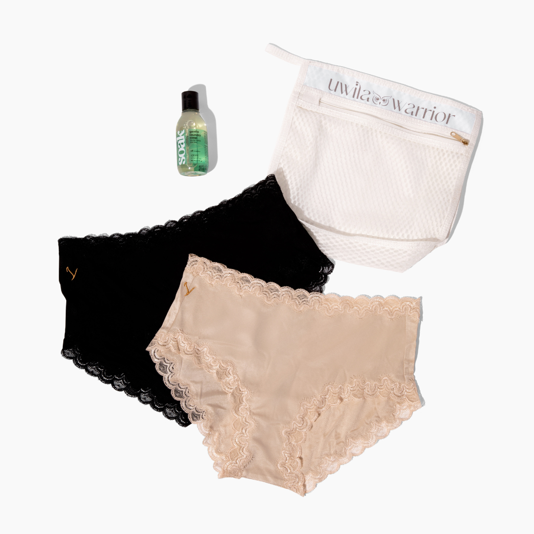 Washbag Gift Set with 2 Soft Silk