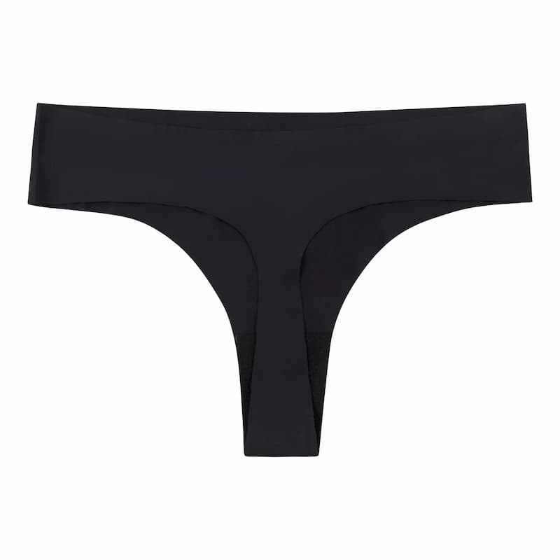  adidas Women's Seamless Thong Underwear 3-pack, Black