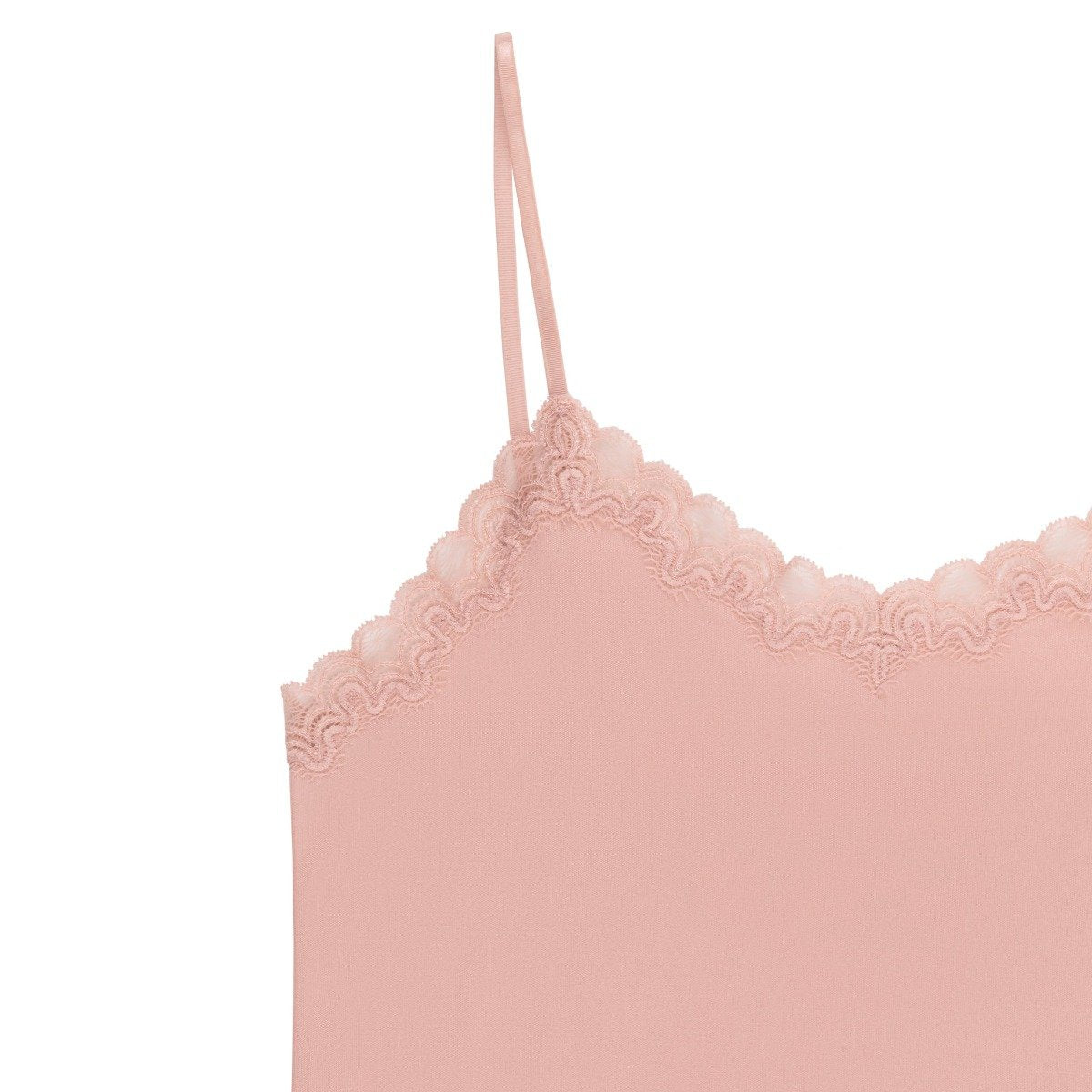 Pink Lace Trim Camisole - All Cuteness